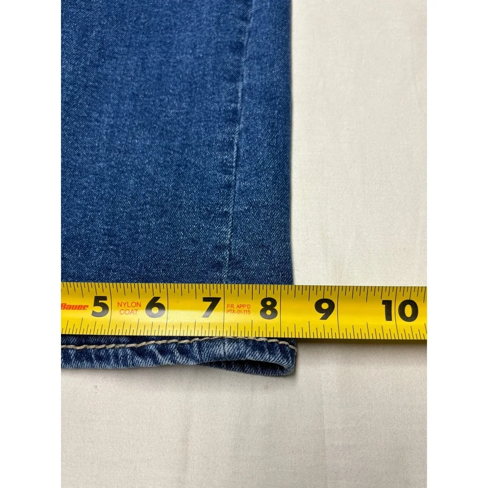 True Religion Ricky Big T Relaxed Straight Blue Jeans Mens 38X33 Medium Wash